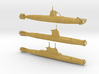 1/144 Scale Japanese Mini-Submarines set of 3 3d printed 