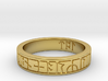 Kingmoor Runic Ring (Greymoor Hill Ring) 3d printed 
