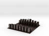 Abstract Chess Set 85mm Unmovable 3d printed 