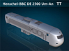 Henschel-BBC DE 2500 Um-An TT [body] 3d printed Henschel-BBC DE 2500 Um-An TT top rendering