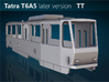 Tatra T6A5 Sliding door TT [body] 3d printed Tatra T6A5 TT rear rendering