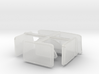1/50th Autocar Sleeper Cab Glass package 3d printed 