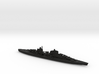 1/1200 HMS Beatty (Battleship of the Future 1940) 3d printed 