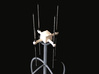 Simrad Taiyo VHF diretion finder antenna 3d printed painted modell