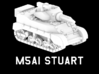 M5A1 Stuart 3d printed 
