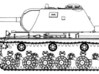 Tank - KV-3 - size Large 3d printed 