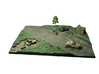 1/144 MegaDugIn Diorama Base With Farm House 3d printed 
