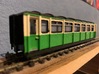 Ffestiniog Rly tin carr 3rd coach NO.121 3d printed The finished example 