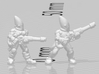 Space Elves troopers 6mm miniature models set rpg 3d printed 