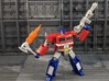 TF Seige Kingdom Prime Magnus Trailer Adapter 3d printed Can Be used as an Axe in Robot Mode