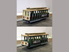 N scale San Francisco Powell St Cable Car-N Scale 3d printed Painted, with decals. (Motor, trucks, decals, figure not included)