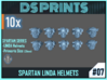 HALO LINDA Primaris 28mm helmet - Spartans 07 3d printed 