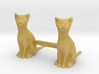 Cats Sitting 3d printed 