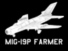 MiG-19P Farmer (Clean) 3d printed 