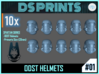 ODST Primaris 28 mm helmet - Spartan series 01 3d printed 