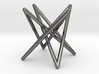 Steel Hyperboloid Stick Knot 3d printed 
