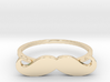 Mustach Ring, Schnurrbart Ring Größe 50 (DE) 3d printed 