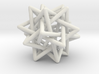 Tetrahedron 5 Compound, round struts 3d printed 
