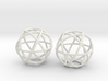 Penta Sphere pair, .6" diam 3d printed 