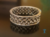 Knotwork Ring - complex 3d printed 