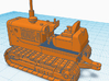 1/87th Cat Type D5 crawler tractor  3d printed 