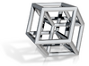 Hypercube B (11cm) 3d printed 