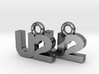 U2 Earrings 3d printed 