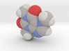 Caffeine molecule (x40,000,000, 1A = 4mm) 3d printed 