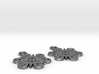 Small Snowflake Earrings 3d printed 