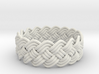 Turk's Head Knot Ring 4 Part X 17 Bight - Size 13 3d printed 