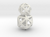 Polyhedron Snowman Pendant 3d printed 