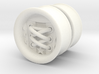 Laced Shoe Plugs 1 inch Gauge 3d printed 