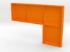 Orange L-Shaped Coaster 3d printed 