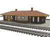 Antonito Depot Z scale 3d printed 