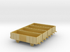 1/200th scale 4 pcs E type open freight car 3d printed 