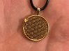 Flower of Life with Ouroboros Pendant 3d printed 