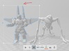 Cloverfield monster 100mm kaiju miniature game rpg 3d printed 
