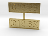 JNR C12 66 Numberplates - 1:30 Scale 3d printed 