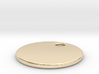 round half inch pendant customizable 3d printed 