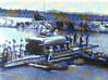 US Army Utility Powerboat WW2 Waterline Hull 1-72  3d printed 