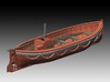 Mississippi clinker lifeboat - 1:50 3d printed 