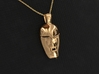Jewelry African Songye Mask Pendant 3d printed 