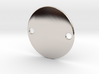 Custom round pendant 3d printed 