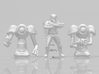 War of the Worlds Martian 15mm miniature model set 3d printed 