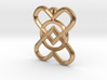 2 Hearts 1 Ring Pendant C 3d printed 