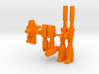 Wedgehammer RoGunner 3d printed Orange Parts