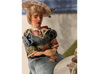 1/12 Dollhouse Doll Victorian Constance 3d printed Dyed with rit dye