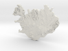 Iceland Heightmap 3d printed 
