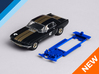 1/32 Scalextric Ford Mustang Chassis Slot.it pod 3d printed Chassis compatible with Scalextric Ford Mustang body (not included)