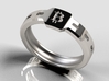 Bitcoin Ring 3d printed 